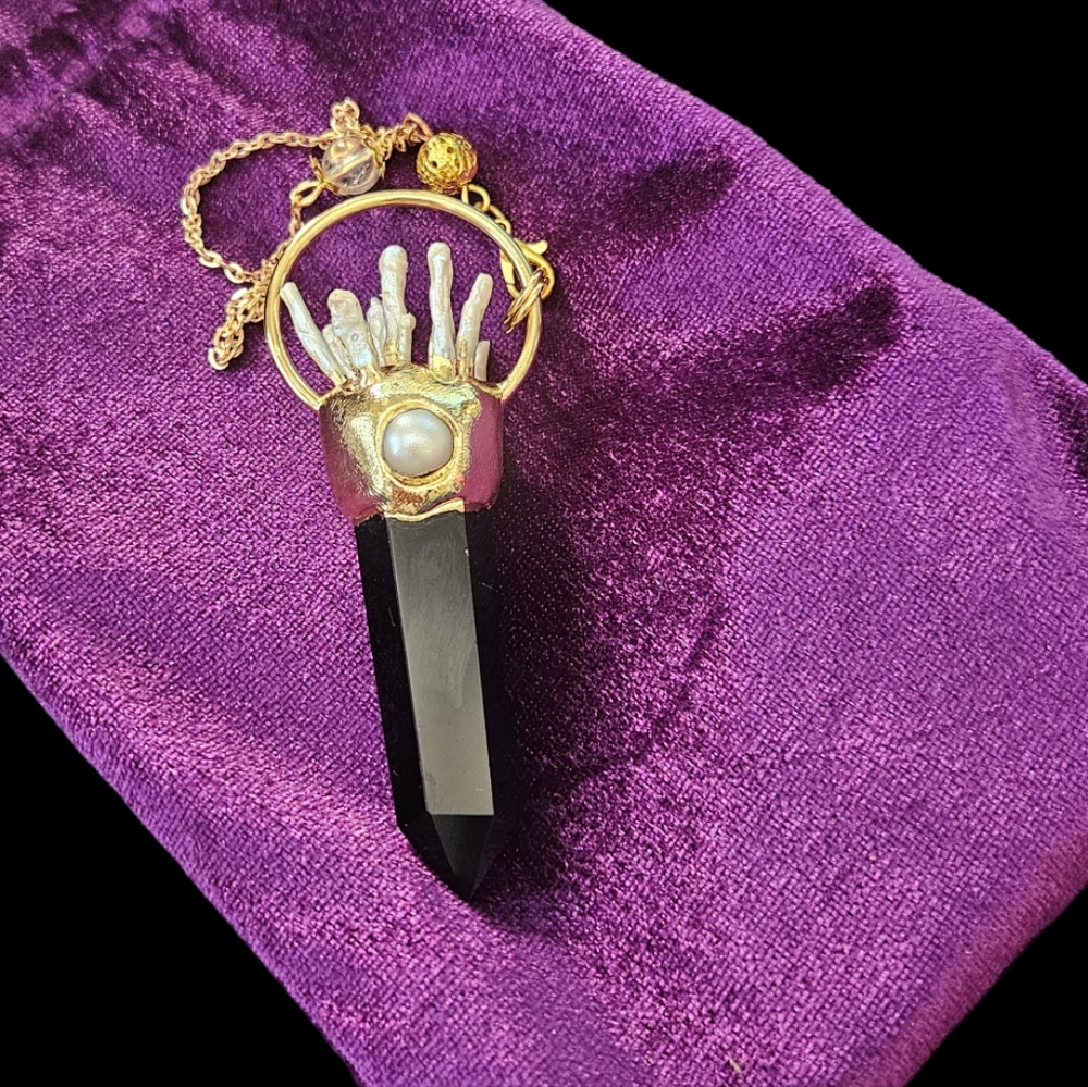 Black Obsidian Pendulum